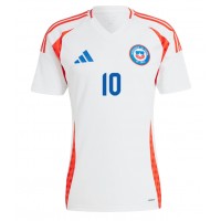 Fotbalové Dres Chile Alexis Sanchez #10 Venkovní Copa America 2024 Krátký Rukáv